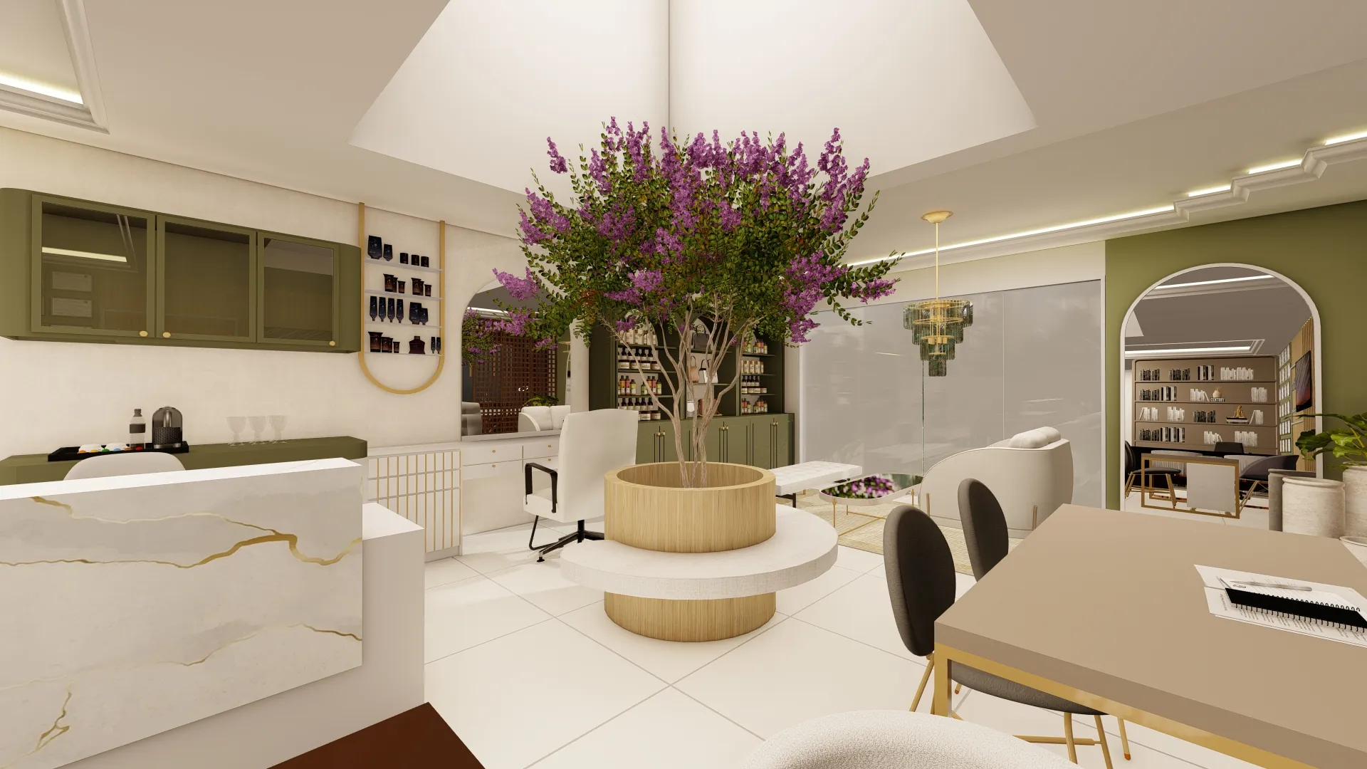 Projeto de arquitetura e design de interiores ESTÉTICA LEOPOLDINA - Ana Faria Arquitetura